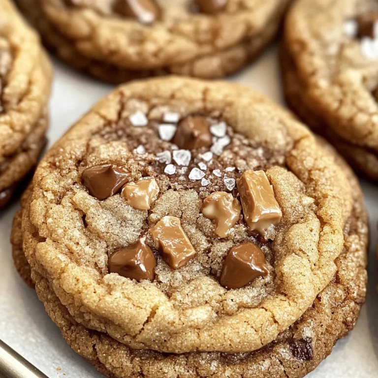 Brown Butter Coffee Toffee Cookies