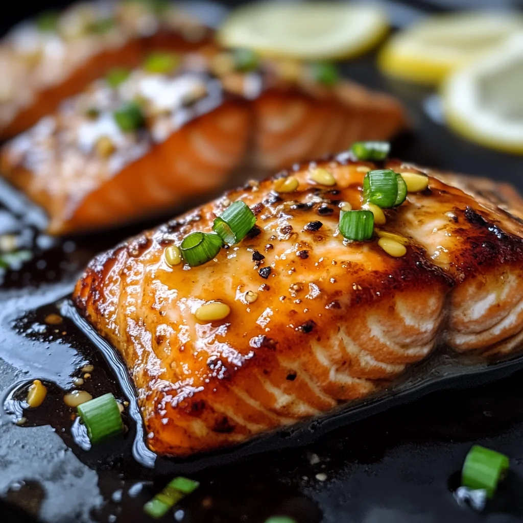 Crispy Honey Garlic Glazed Salmon Recipe