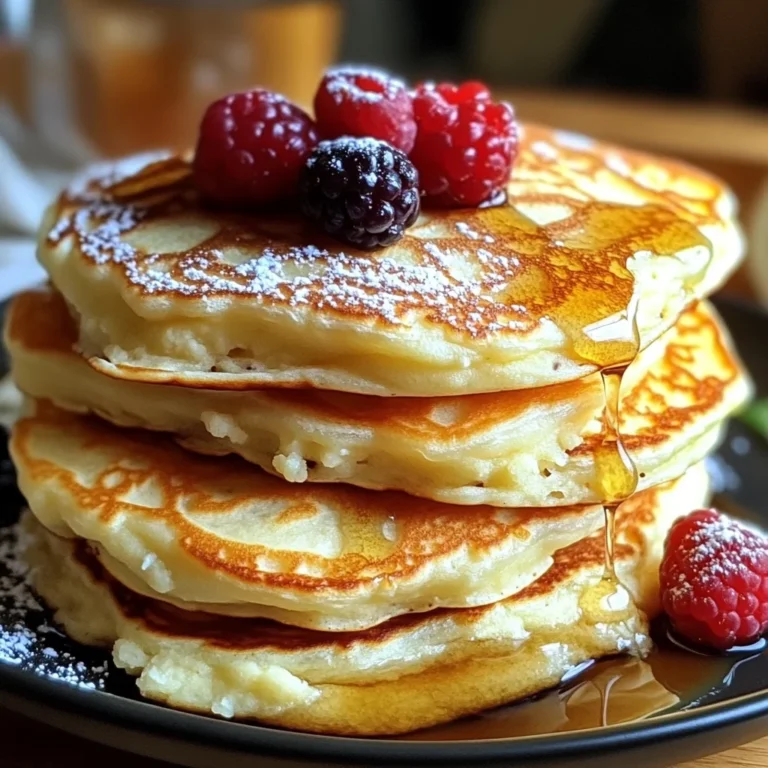 Flourless Cottage Cheese Pancakes