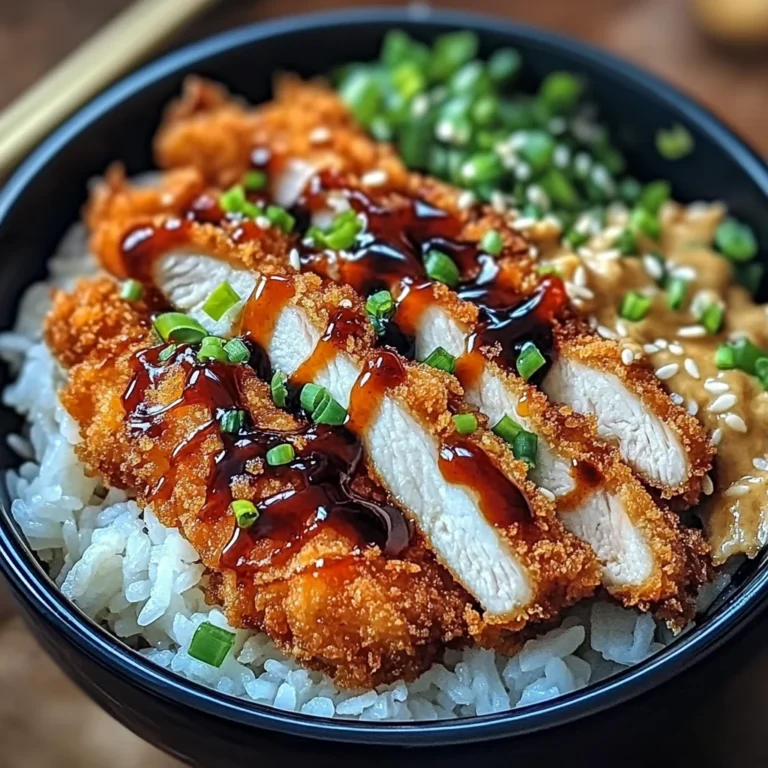 Japanese Katsu Bowls with Tonkatsu Sauce