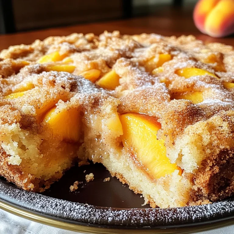 Peach Coffee Cake
