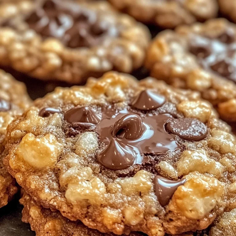 Rice Krispie Cookies with Chocolate Chips Recipe