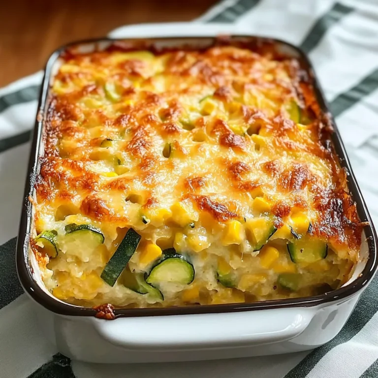 Savory Garden Zucchini Casserole - Alrightwithme