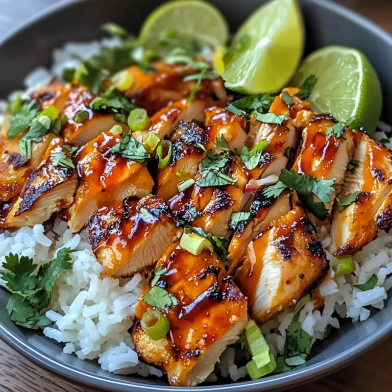 Spicy Maple Chicken with Coconut Rice