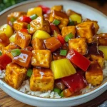 Vegan Pineapple Tofu
