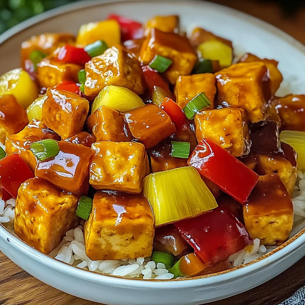 Vegan Pineapple Tofu