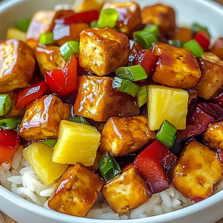 Vegan Pineapple Tofu