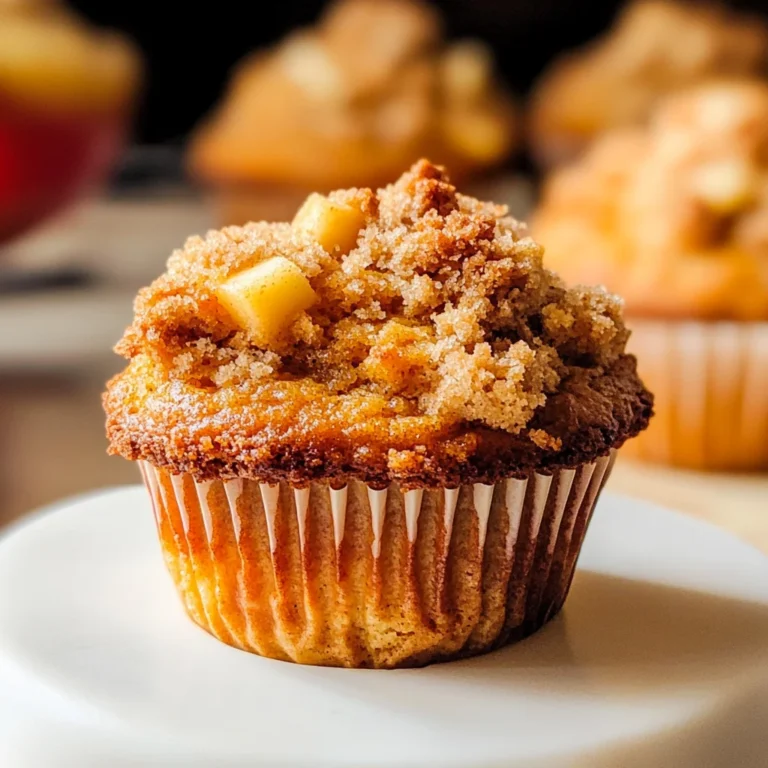 Apple Pumpkin Streusel Muffins Small Batch