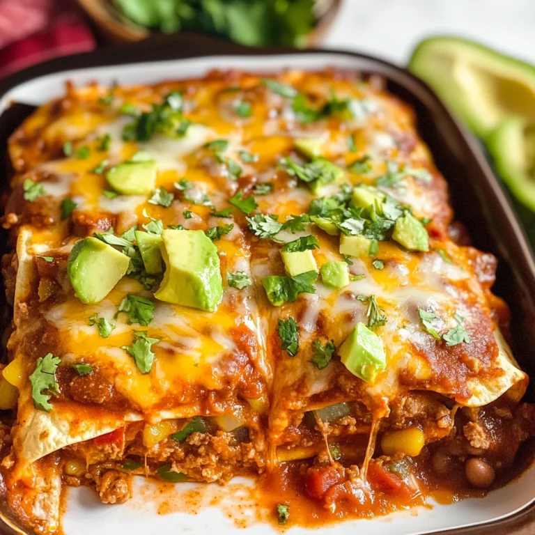 Bean and Cheese Enchilada Casserole