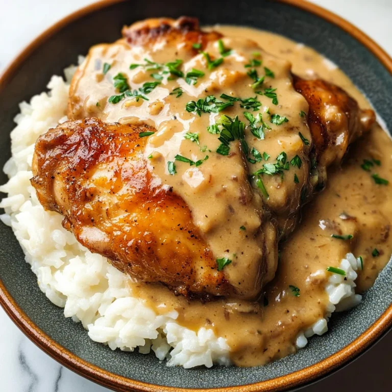 Best Smothered Chicken and Rice