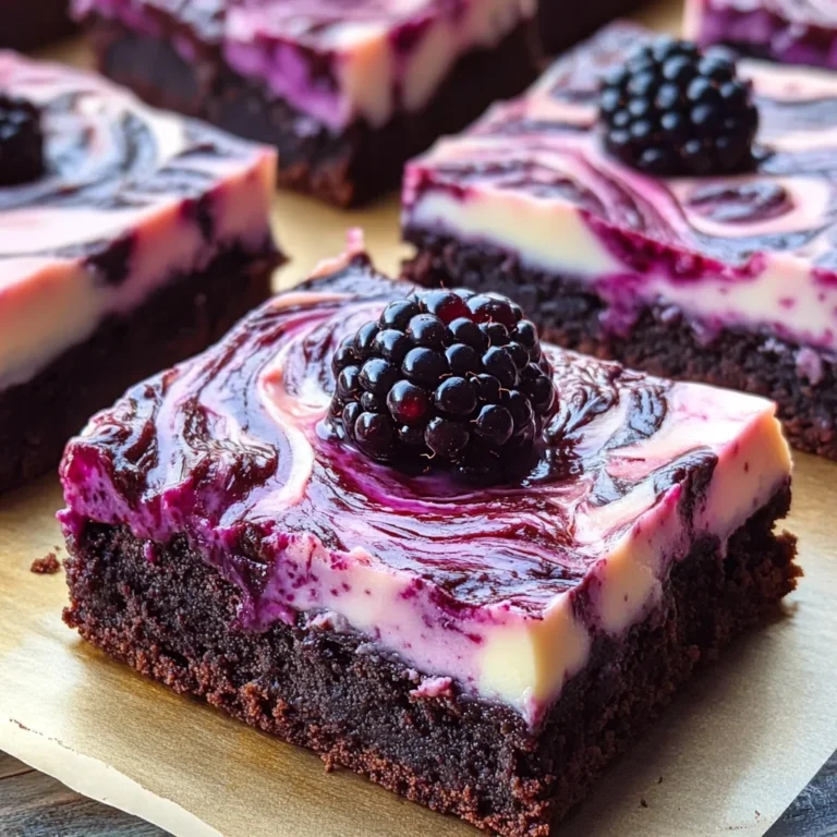 Blackberry Cheesecake Brownies Recipe