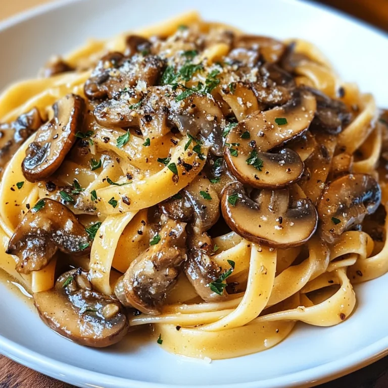 Brown Butter Mushroom Pasta