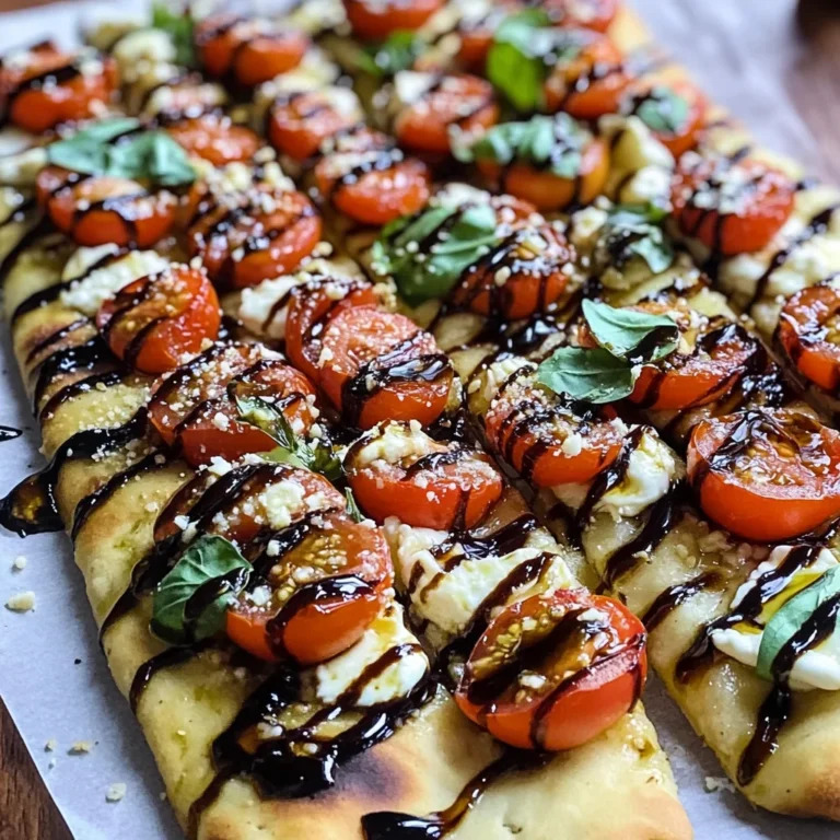 Bruschetta Flatbread Pizza Naan