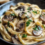 Caramelized Leek and Mushroom Gruyere Pasta