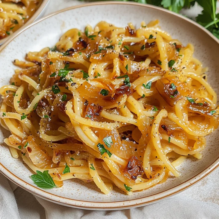 Caramelized Onion Pasta