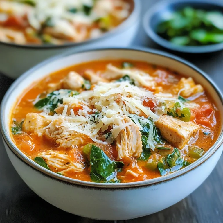 Chicken Parmesan Soup