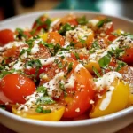 Creamy Tomato Garlic Salad: A Delicious Twist
