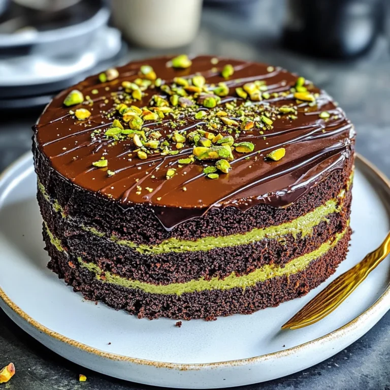 Dubai Chocolate Cake