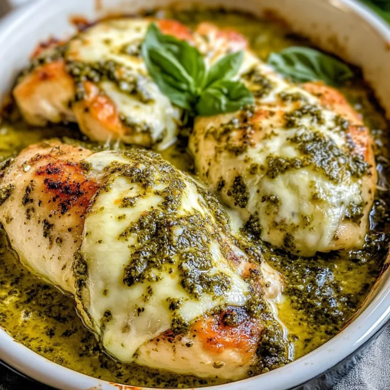 Easy Baked Pesto Chicken