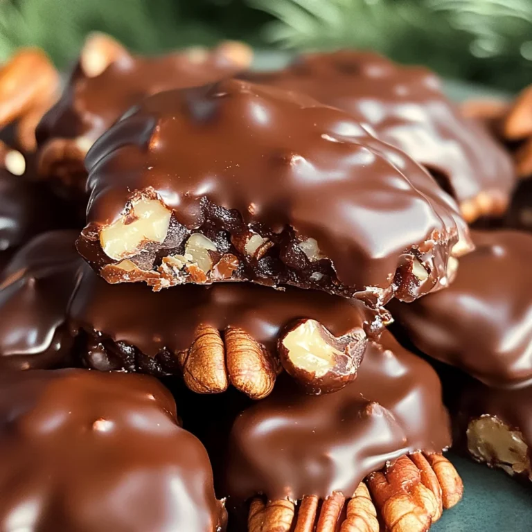 Easy Christmas Pecan Turtles
