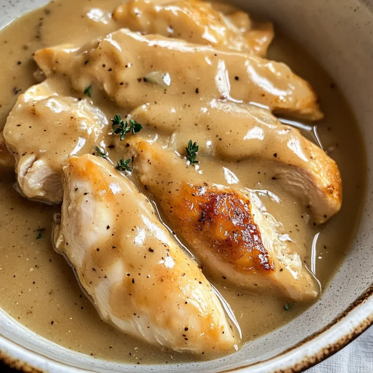 Easy Crockpot Chicken and Gravy