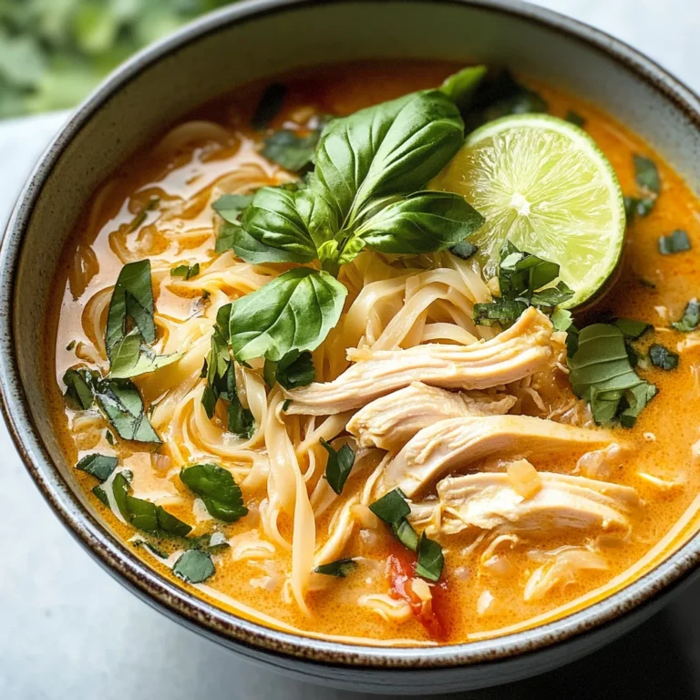 Easy Thai Chicken Curry Soup