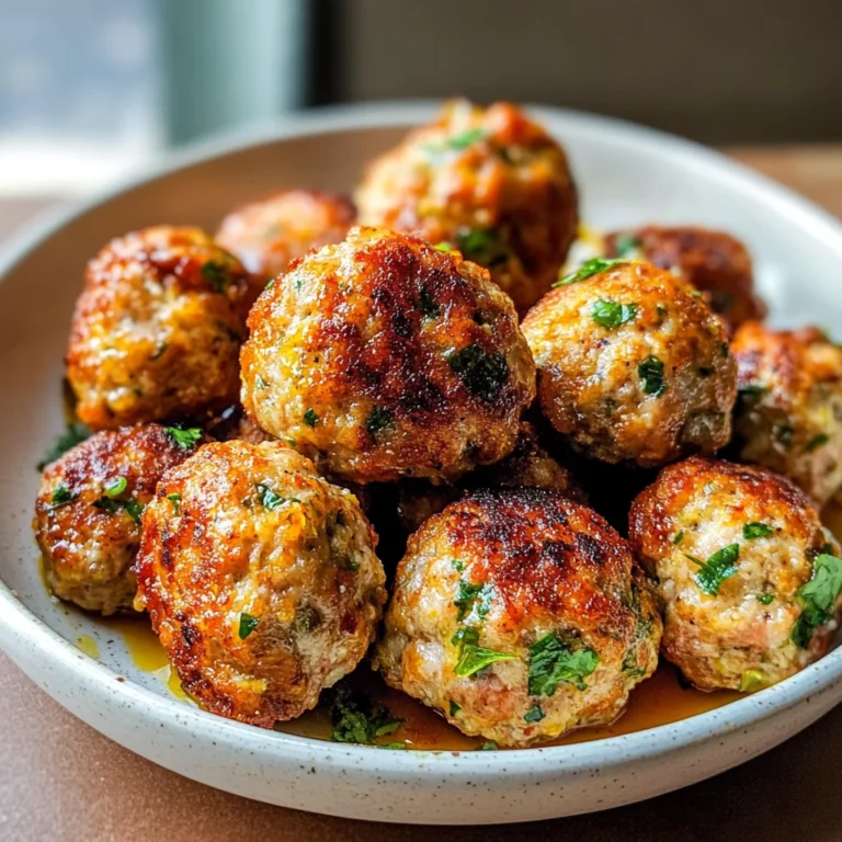 Ground Chicken Meatballs for Kids