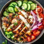 Healthy Chicken Shawarma Bowl