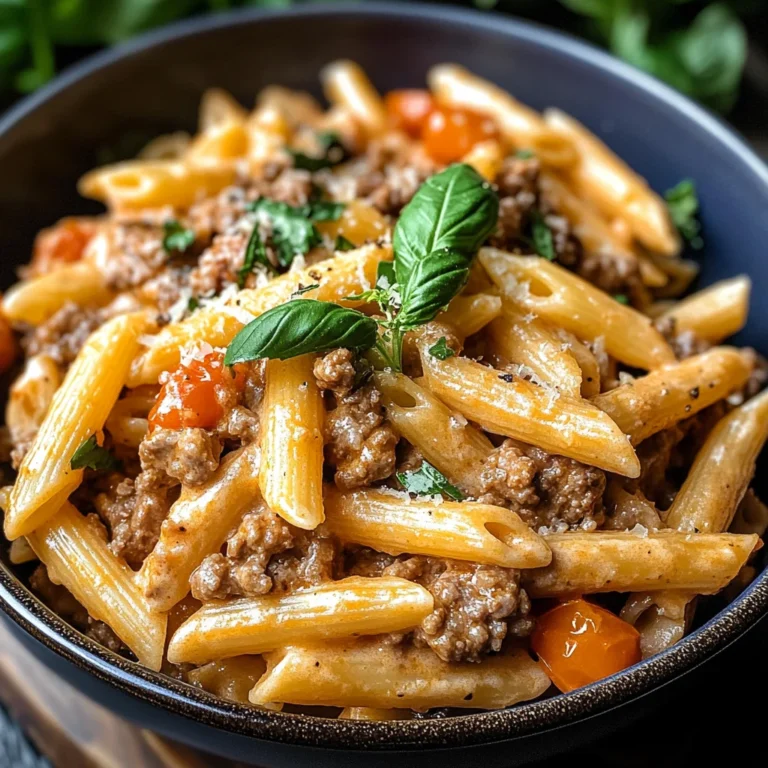 High Protein Creamy Beef Pasta: A Quick and Nourishing Weeknight Dinner