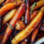 Honey Balsamic Roasted Carrots