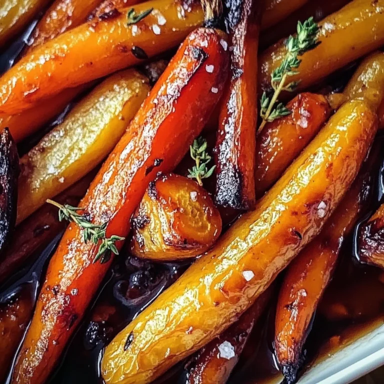 Honey Balsamic Roasted Carrots