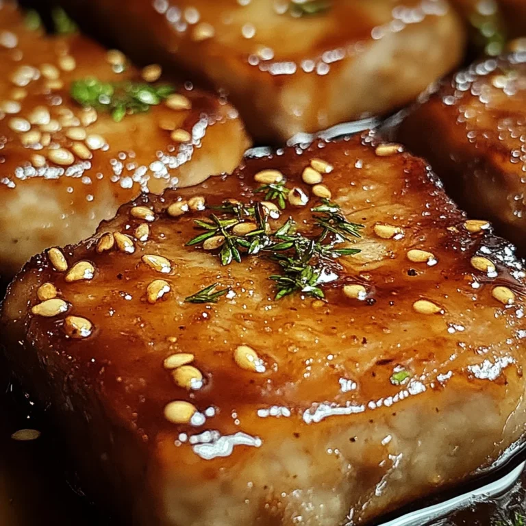 Honey Glazed Pork Chops