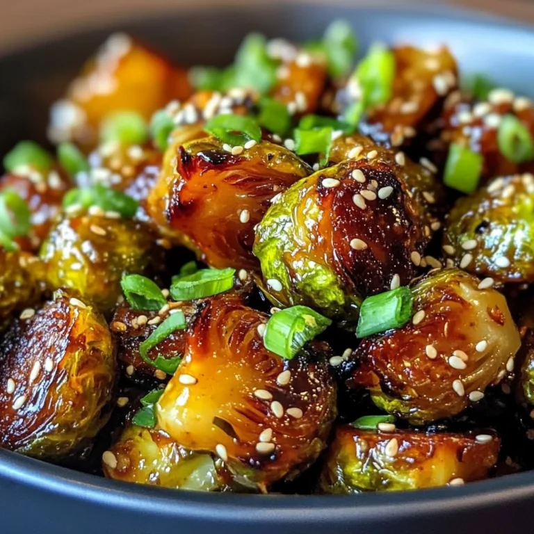 Honey Sriracha Brussels Sprouts