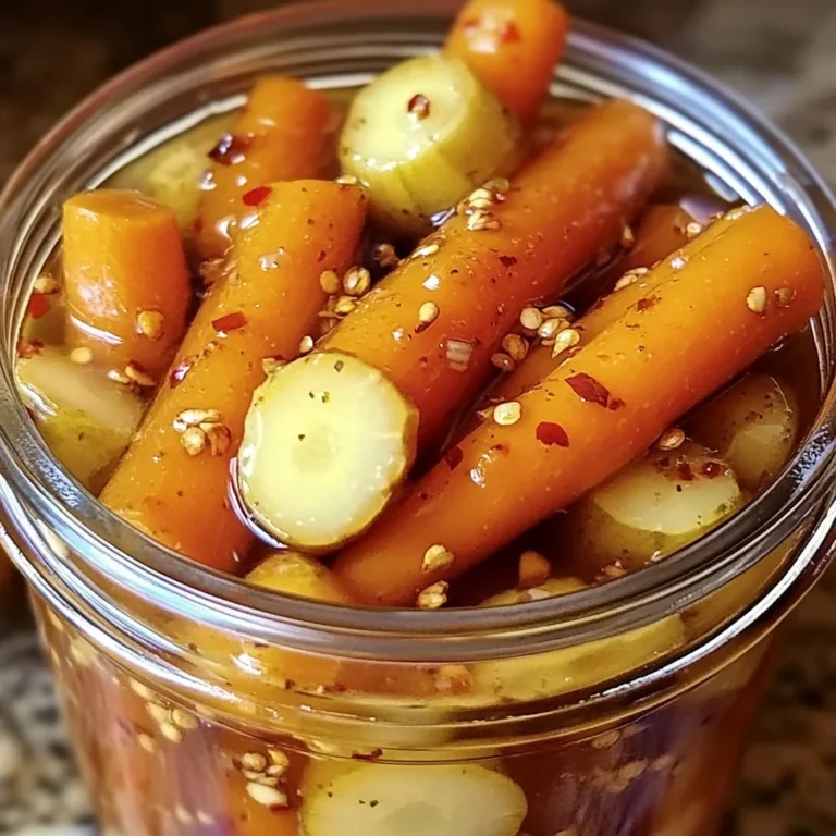 Hot Honey Pickled Carrots: A Sweet and Spicy Delight!