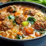 Italian Meatball Soup: Comfort in a Bowl
