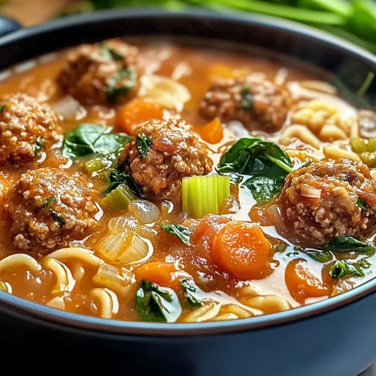Italian Meatball Soup: Comfort in a Bowl