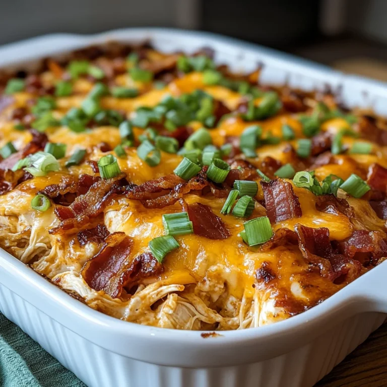 Keto BBQ Chicken Casserole