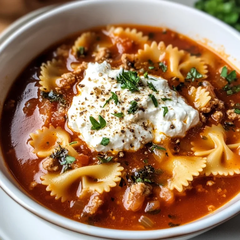 Lasagna Soup