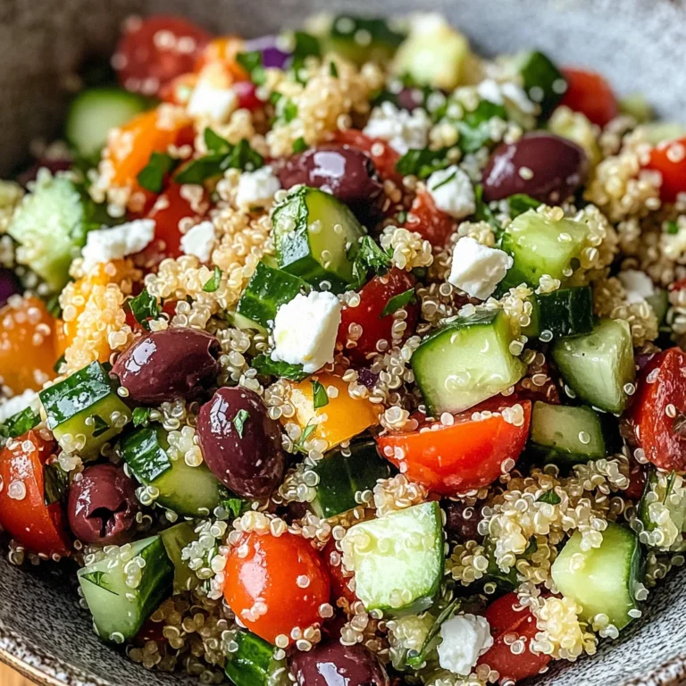 Mediterranean Quinoa Salad