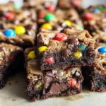 Monster Cookie Fudgy Brownies