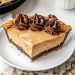 No-Bake Cream Cheese Peanut Butter Pie with Chocolate Whipped Cream