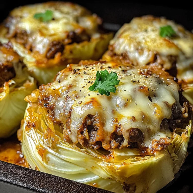 Oven-Baked Cabbage Burgers