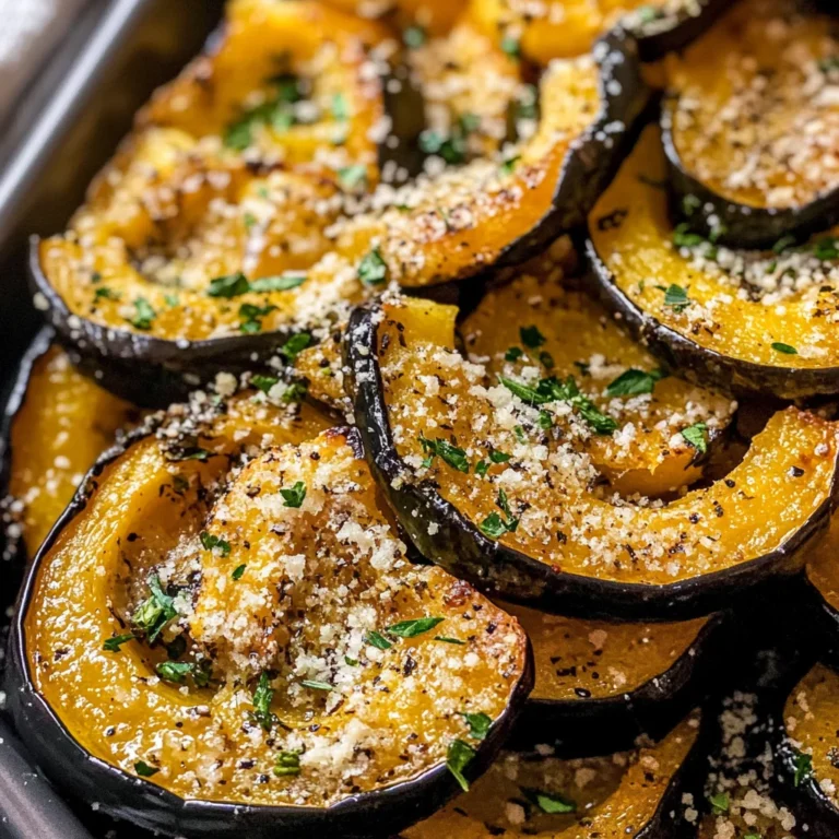 Parmesan Herb Roasted Acorn Squash
