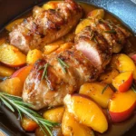 Peach Glazed Pork Tenderloin