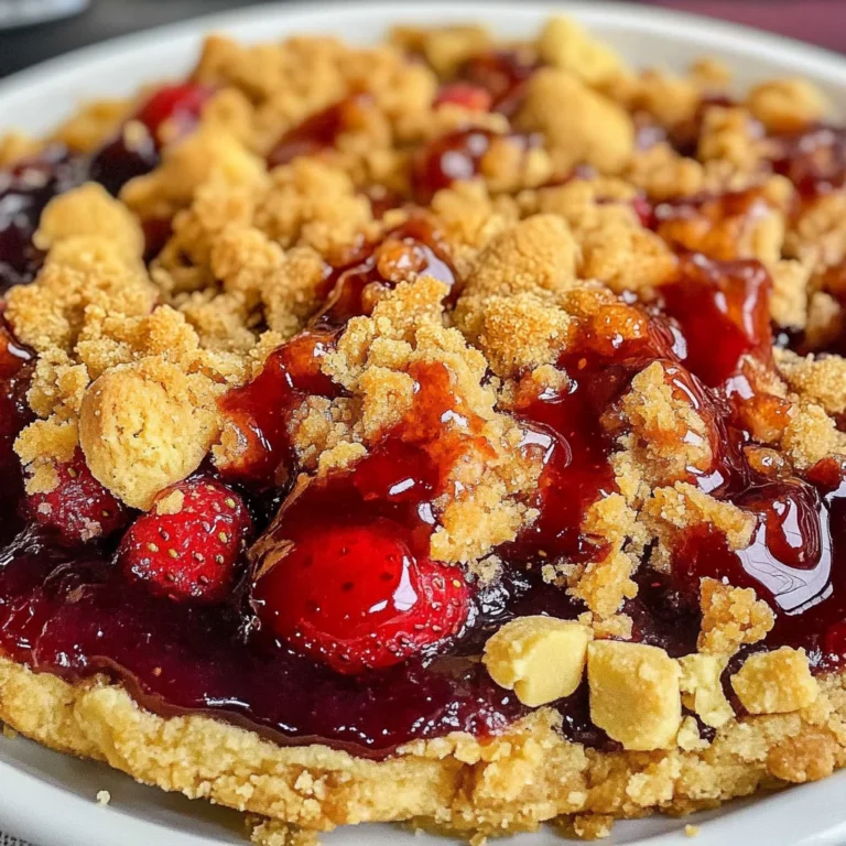 Peanut Butter and Jelly Cobbler