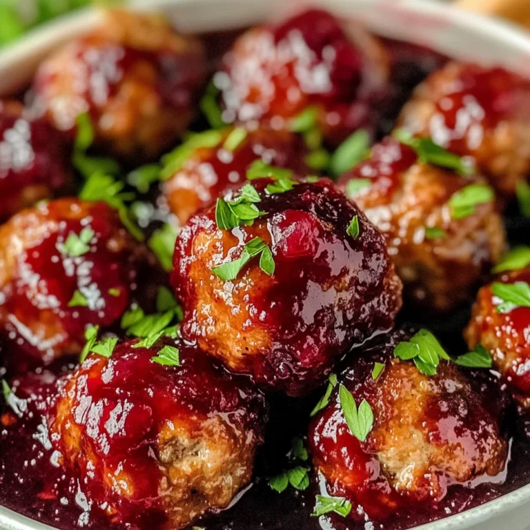Quick Cranberry Meatballs (Christmas Recipe)