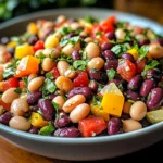 Rainbow Bean Salad: A Vibrant & Healthy Recipe