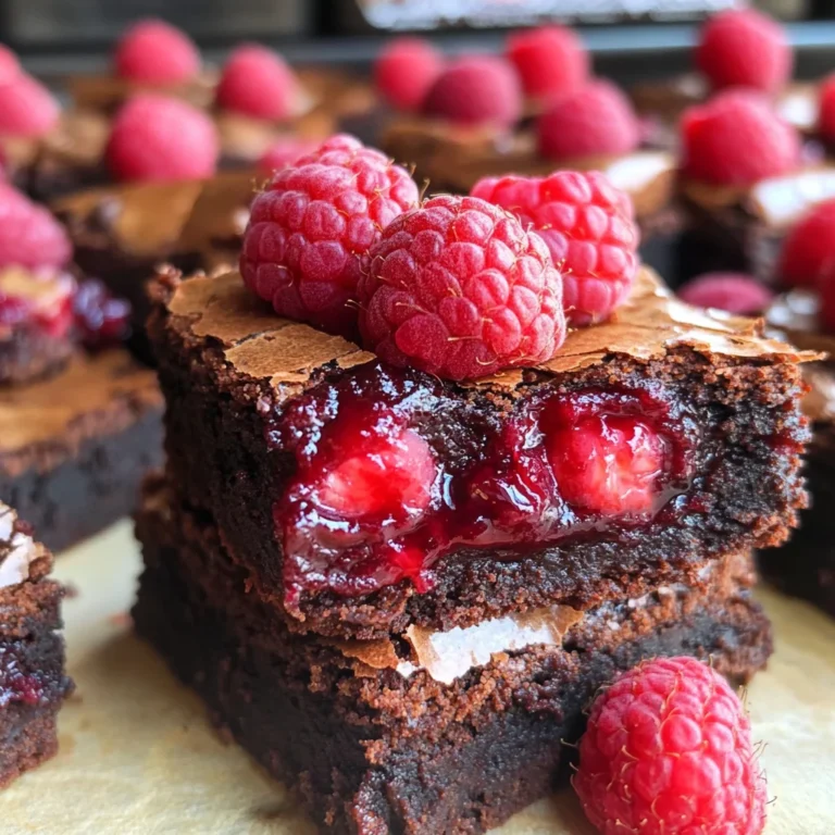 Raspberry Brownies