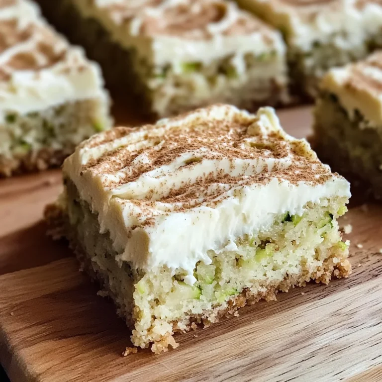 Simple Zucchini Bars