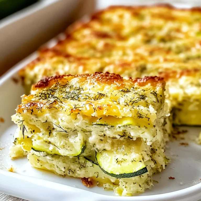Simple Zucchini Dill Casserole - theamazingfood